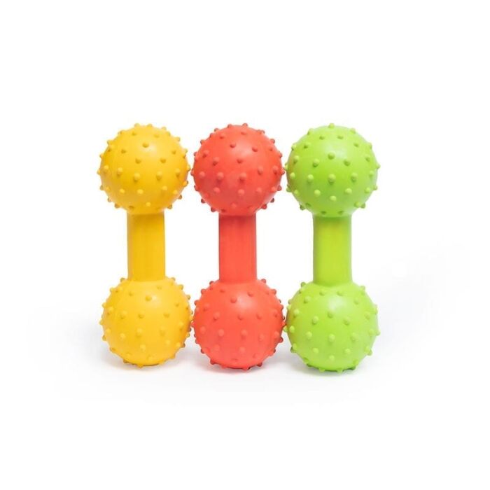 Natural Rubber Dumbbell Chew Toy