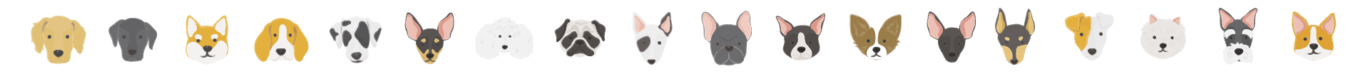 Dog icons